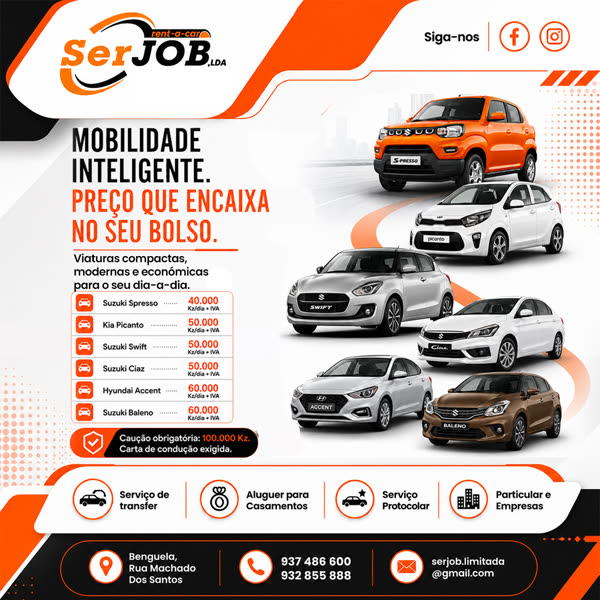 Viaturas económicas SerJob